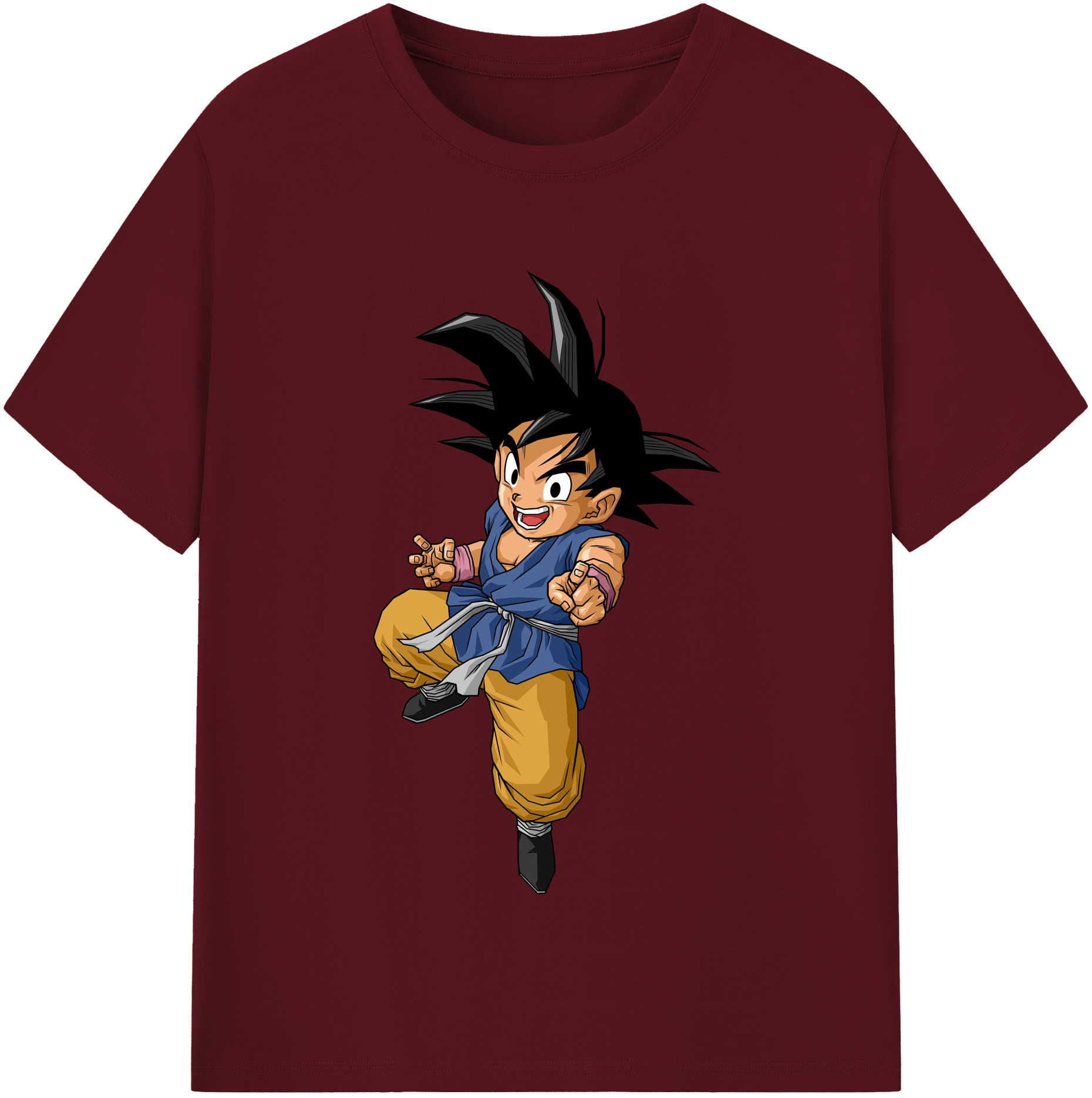 （画像用） ドラゴンボール 孫悟空（そん ごくう）Son Goku カカロット DRAGON BALL Kakarotto 綿100％半袖Tシャツ（フロントプリント）